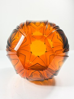 Hloušek Rudolf - Starožitná lotosová váza, 16 cm