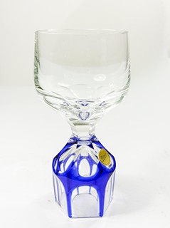 Moser - Sada sklenic Moser, výška 14 cm