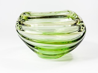 Beránek Emanuel - Zelená hutní miska/popelník, 13,5 cm