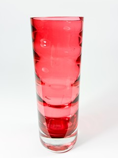 Wünsch Karel - Růžová váza- Nový Bor, 20 cm