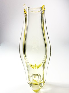 Klinger Miloslav - Hutní váza s českým lvem vězdoua h, 27 cm