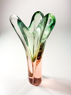 Hospodka Josef - Hutní váza, květ, 29 cm
