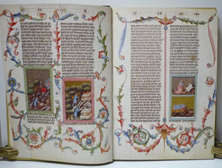 Bible krále Václava IV. - Starý zákon 4.svazek - číslo 552/780 - 1981 / 14. - 15.století