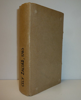 Celý Žaltář v Rytmy uvedený - Brno - 1783