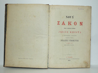 Nový Zákon - Praha - 1875