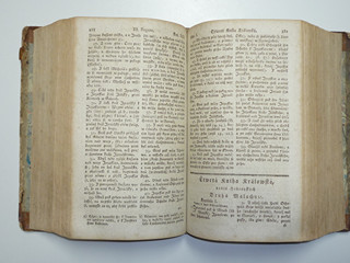 Bible Česká - František Faustin Procházka - 1804 - 1.díl + 2.díl