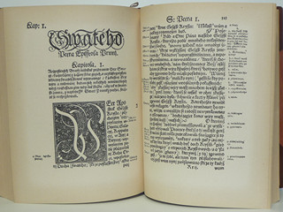 Nový Zákon 1568 - Jan Blahoslav - faksimile 1931