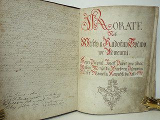 Roráte aneb veselé a radostné zpěvy adventní - rukopis - 1779