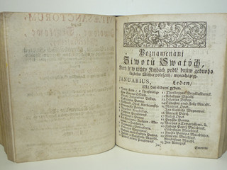 Životy svatých - VITAE SANCTORUM - 1759