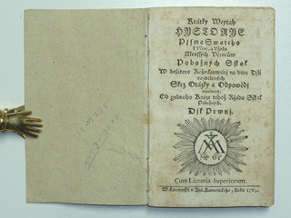 Krátký výtah historie Písma Svatého - 1765