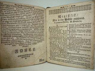Postila Katolická - Štajer - 1.+ 2.díl - 1737