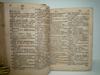 DICTIONARIUM Von dreyen Sprachen - Slovník německo-latinsko-český - Kašpar Zachariáš Vusín (Caspar Wussin) - 1700 - 1706
