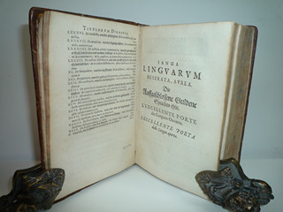 Jan Amos Komenský (1592 - 1670) - I.A. Comenii Ianua aurea reserata quatuor linguarum - Zlatá brána jazyků otevřená - J.A. Komenský - 1640
