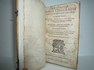 Jan Amos Komenský (1592 - 1670) - Janua Linguarum reserata quinque-linguis - J.A. Komenský - 1661