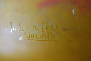 Art deco váza , Muller Freres