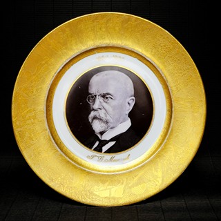 Talíř s TGM 1850-1930