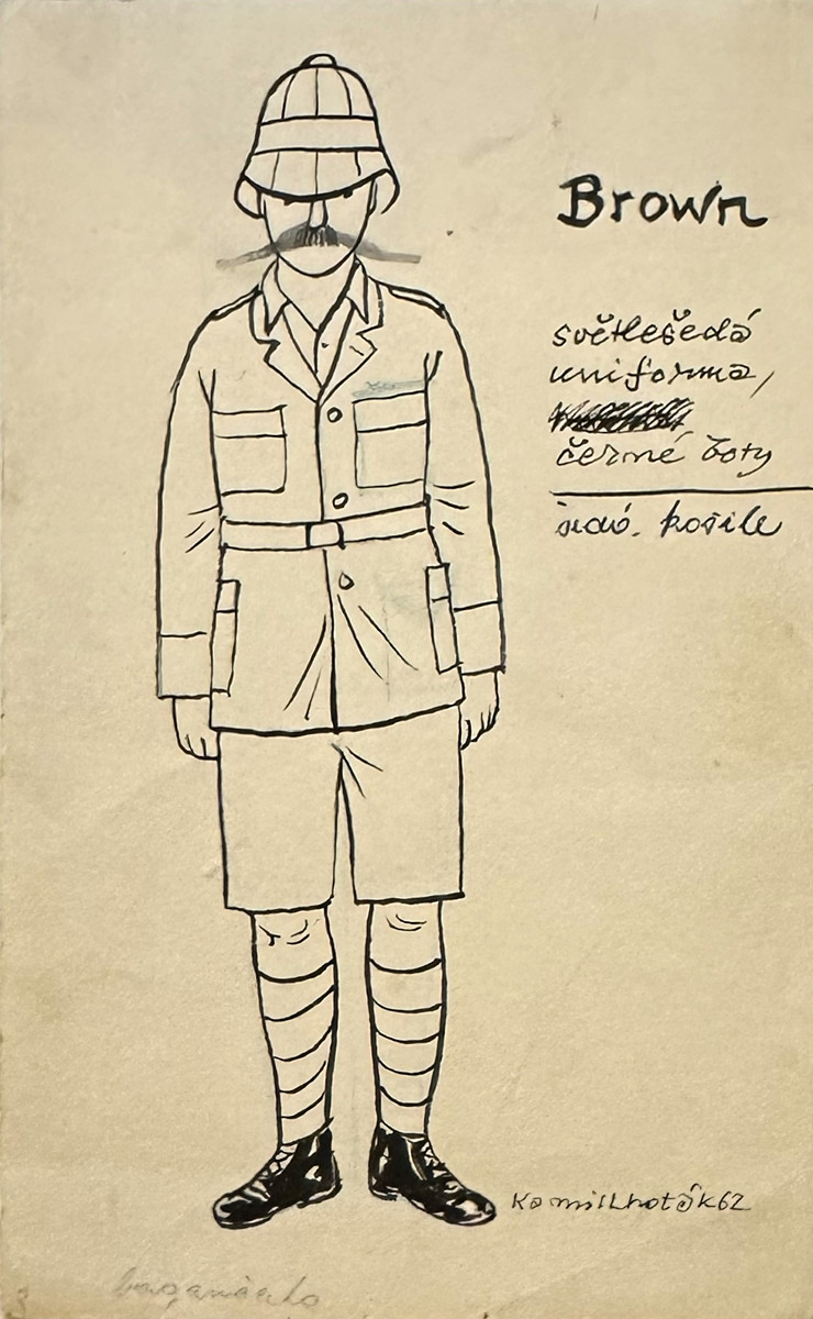 Kamil Lhoták (1912 - 1990) - Mr. Brown