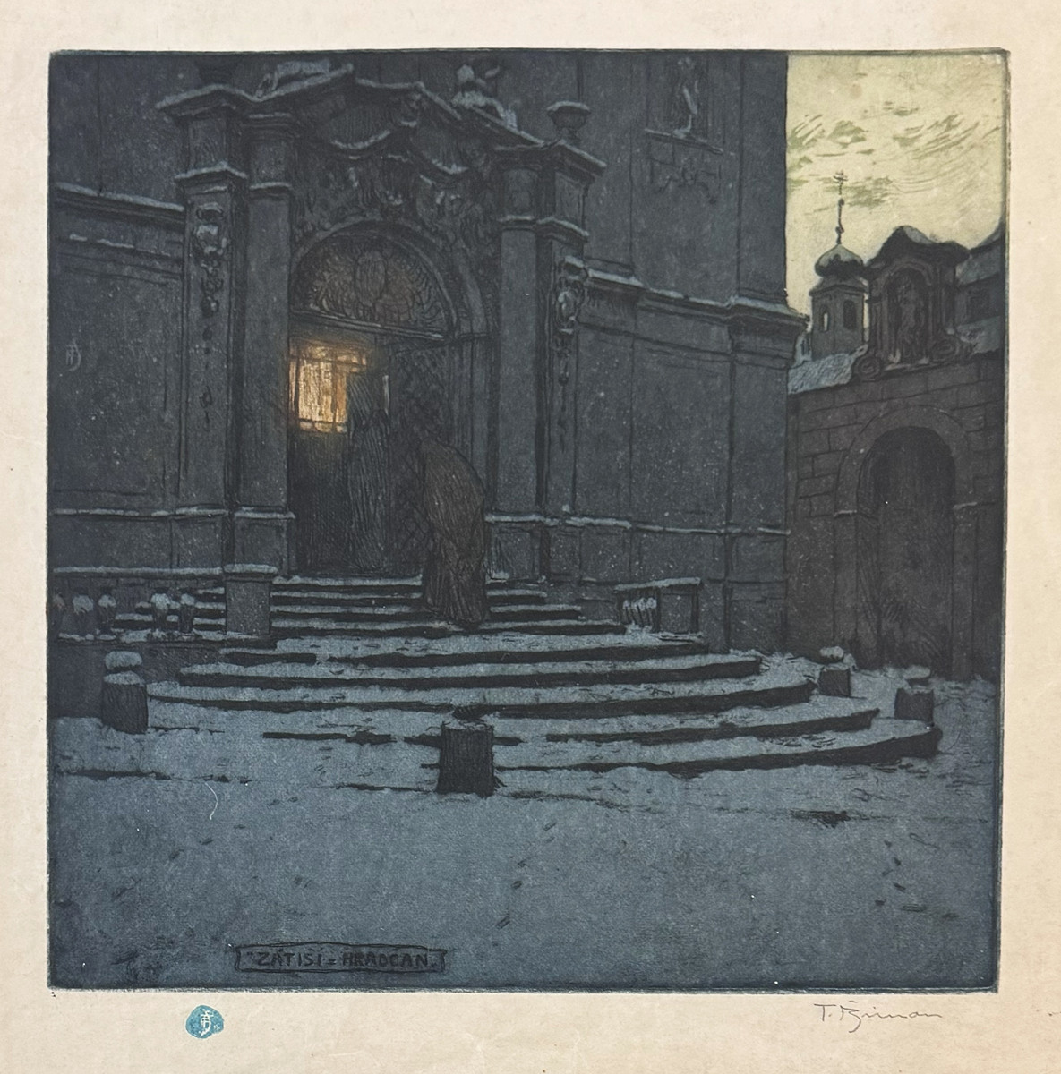 Tavík František Šimon (1877 - 1942) - Zátiší z Hradčan