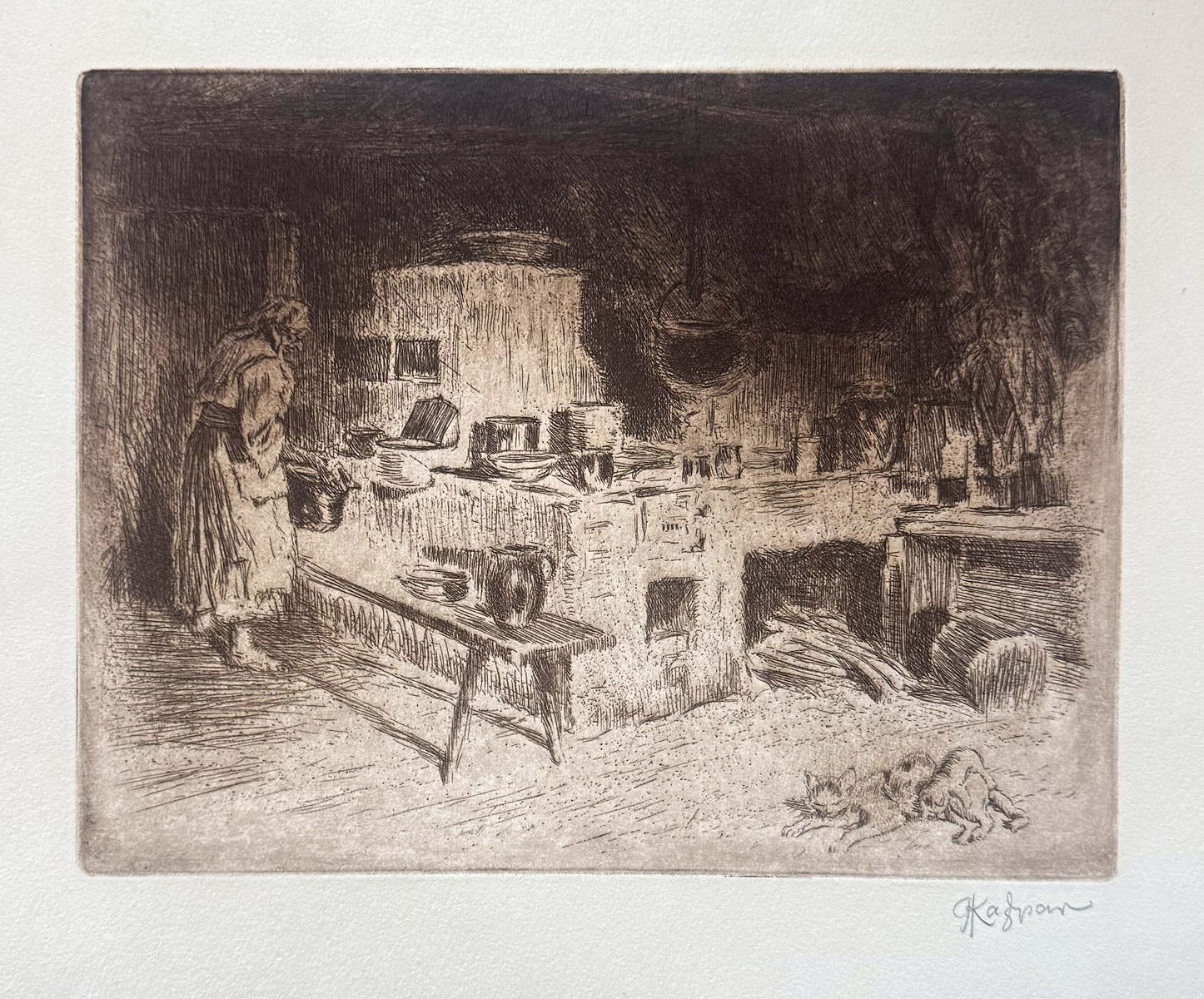 Adolf Kašpar (1877 - 1934) - V černé kuchyni