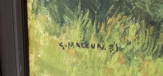 Gustav Macoun (1889 - 1934) - Pohled na Říp