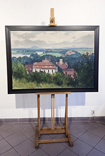 Gustav Macoun (1889 - 1934) - Pohled na Říp