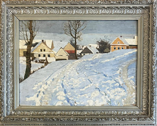 Václav Malý (1874 - 1935) - Vesnice v zimě