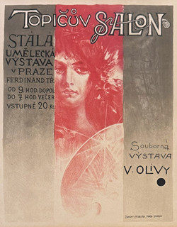 Viktor Oliva (1861 - 1928) - Plakát k výstavě