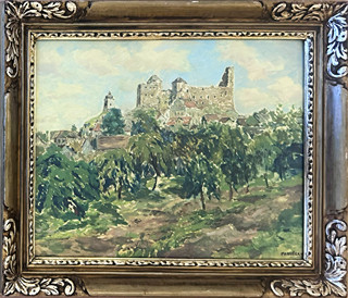 Jaroslav Panuška (1872 - 1958) - Zřícenina hradu Lipnice