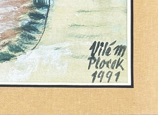 Vilém Plocek (1905 - 2001) - Na břehu řeky