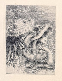 Auguste Renoir Pierre (1841 - 1919) - Le Chapeau Épinglé (Připínání klobouku)