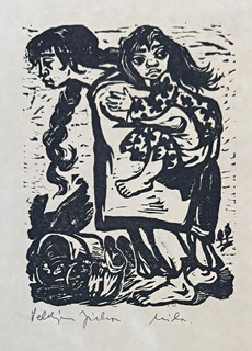Míla Doleželová (1922 - 1993) - Matka s dítětem