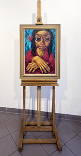 Míla Doleželová (1922 - 1993) - Portrét děvčátka