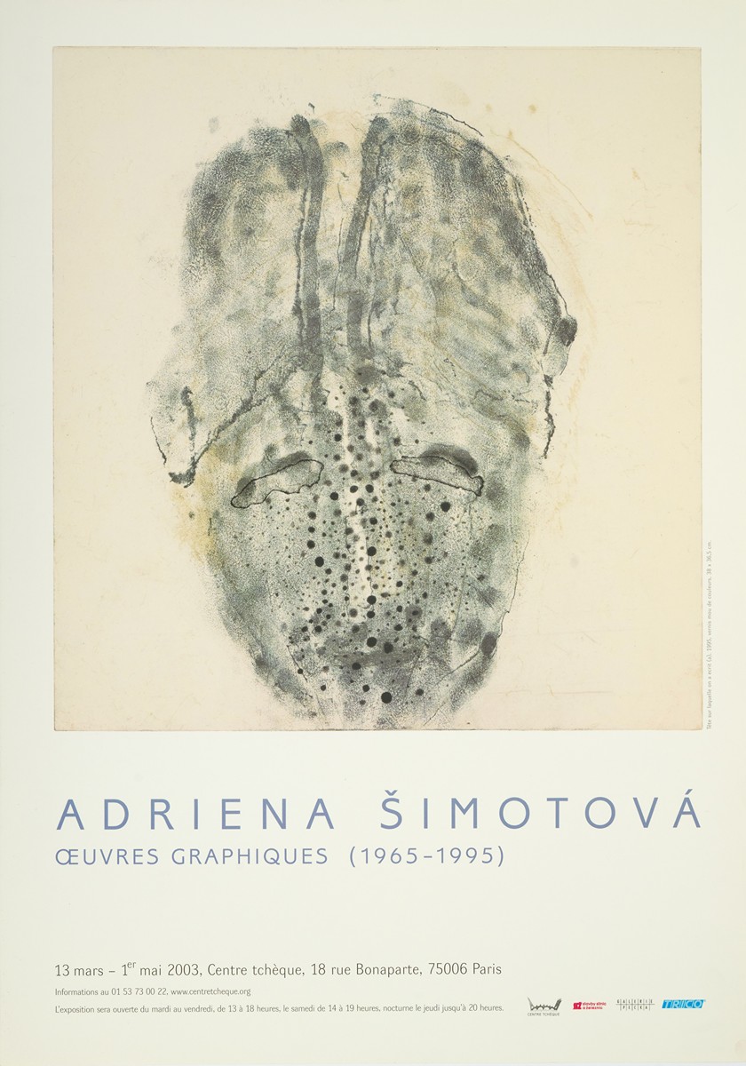 Adriena Šimotová (1926-2014) - Plakát k výstavě
