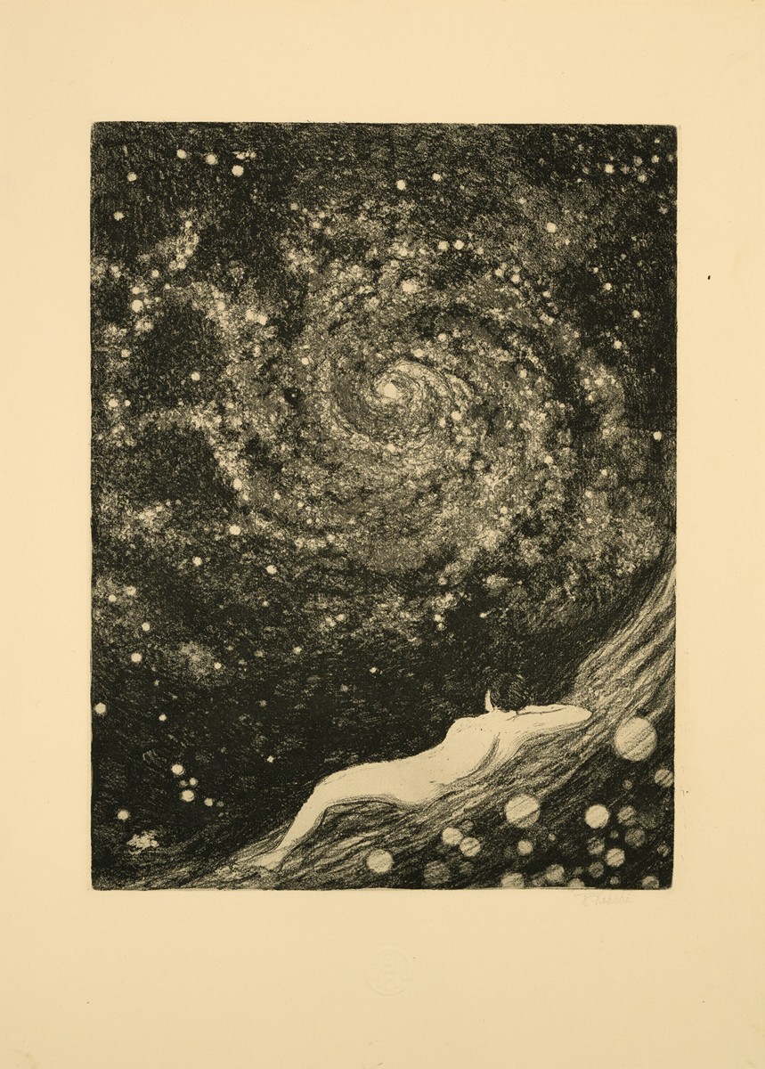 František Kobliha (1877 - 1962) - Dívka a vesmír