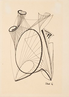 Václav Tikal (1906-1965) - Bez názvu (návrh na grafiku)