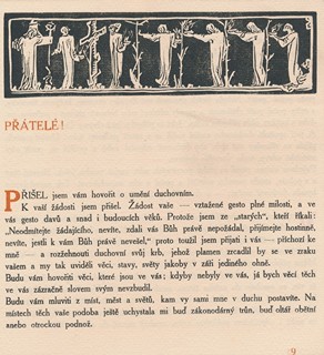 František Bílek (1872-1941) - Stavba budoucího chrámu v nás