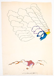 Aleš Lamr (1943-2024) - Mraky II.