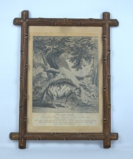 Johann Elias Ridinger (1698 - 1767) - Obraz Vlk Indický