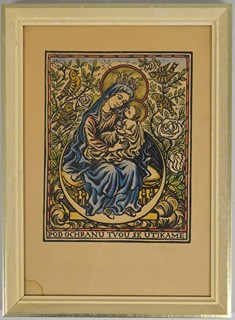 Michael Florian (1911 - 1984) - Madona s ptáčky