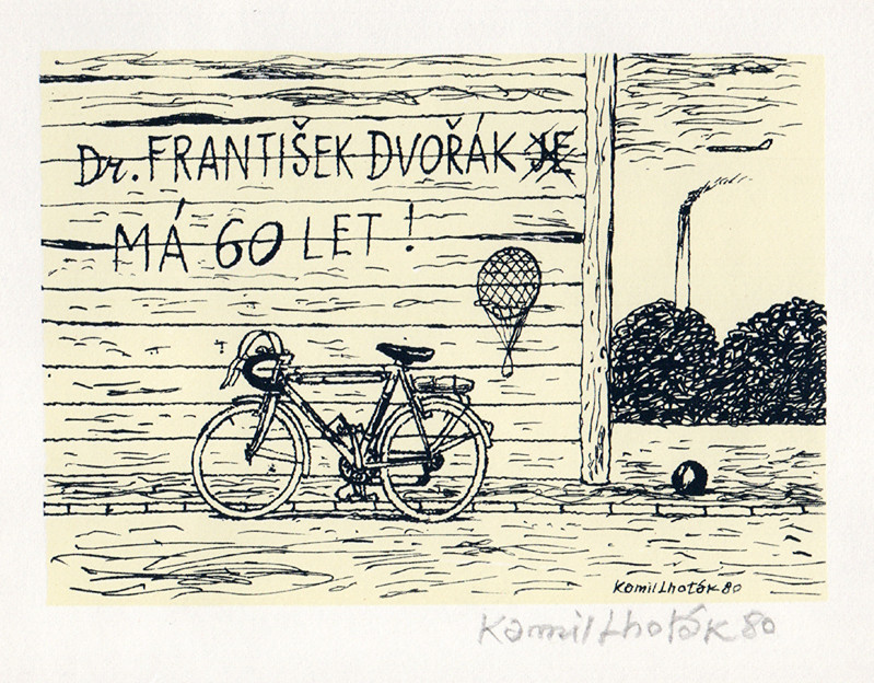 Kamil Lhoták (1912-1990) - Dr. František Dvořák má 60 let!