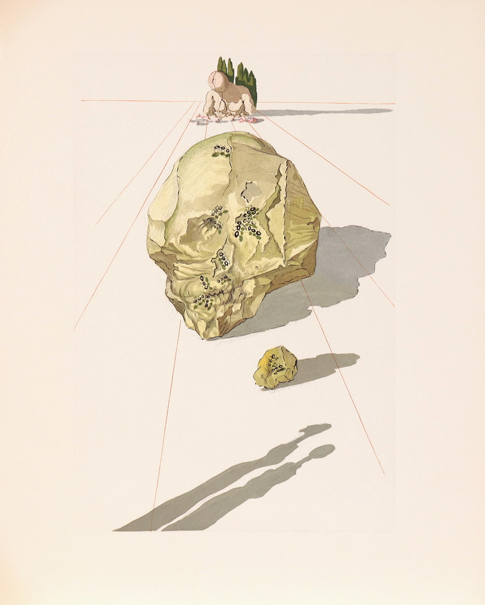 Salvador Dalí (1904-1989) - Božská komedie Le Supplice des hypocrites