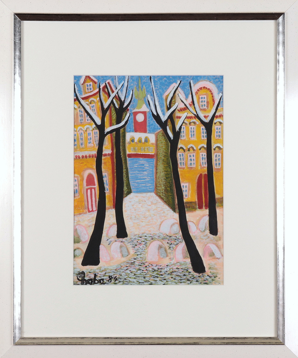 Karel Chaba (1925-2009) - Zimní Praha