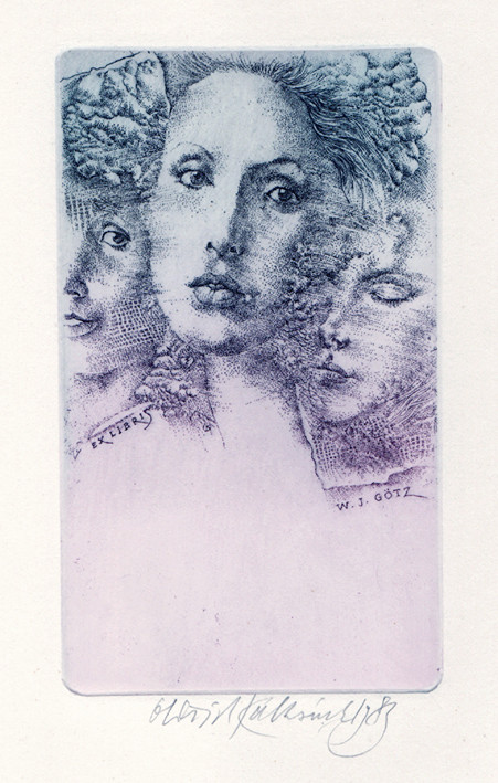 Oldřich Kulhánek (1940-2013) - Ex libris W. J. Götz
