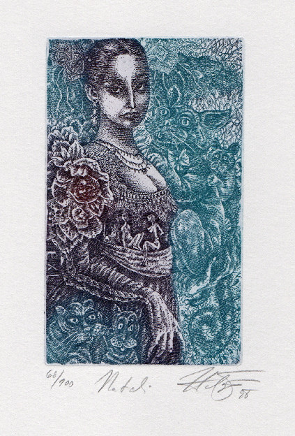 Hana Čápová (1956-) - Dáma s kočkami