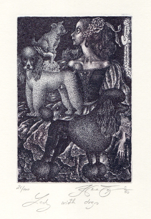 Hana Čápová (1956-) - Dáma se psy