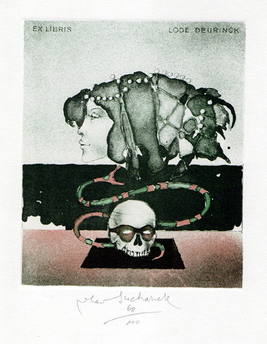 Vladimír Suchánek (1933-) - Ex libris Lode Deurinck