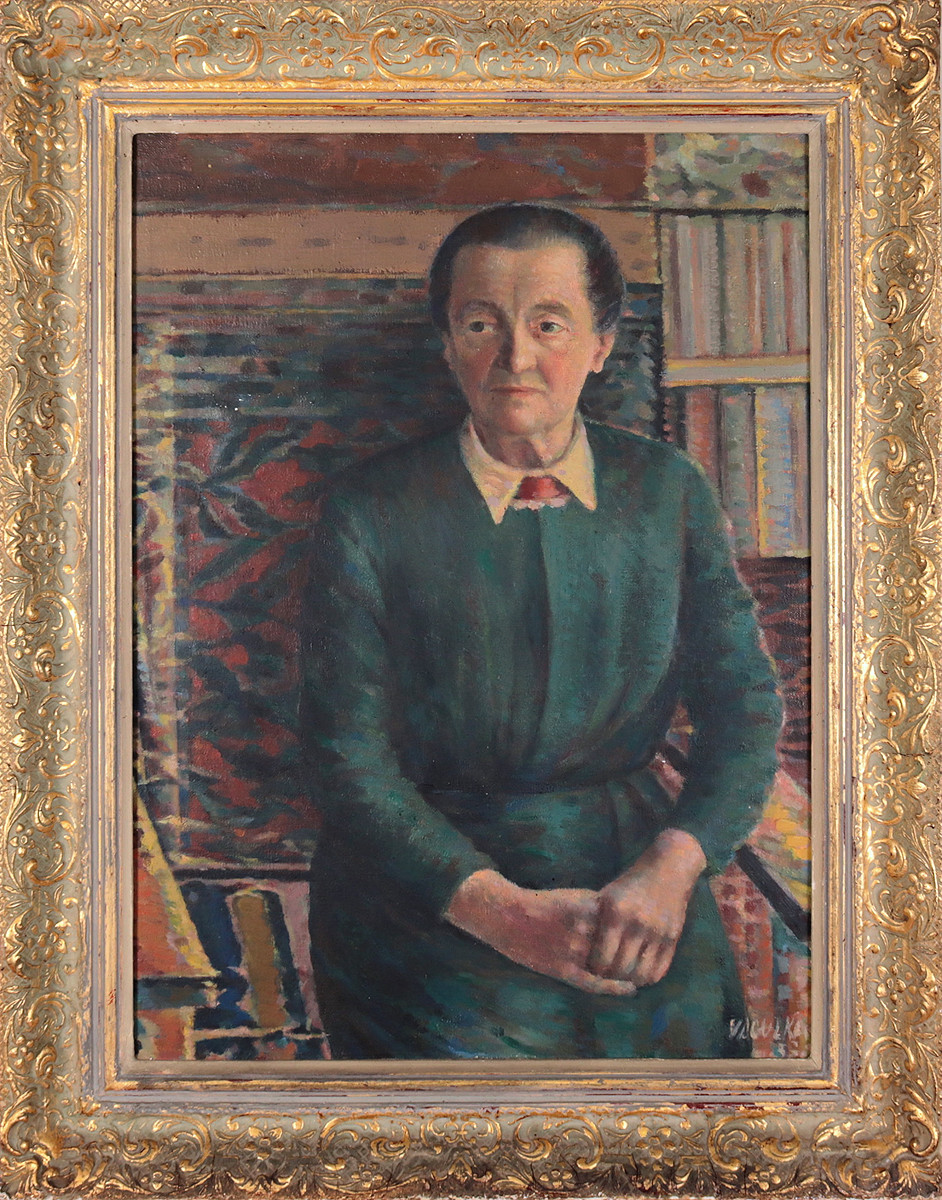 Vladislav Vaculka (1914-1977) - Portrét Olgy Kiesswetterové