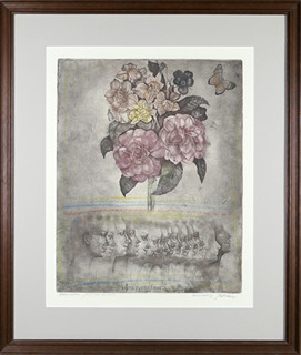 Jiří Anderle (1936-) - Kytice a dívka
