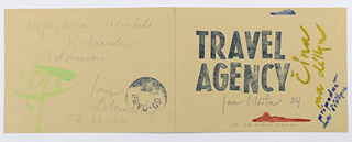 Jan Merta (1952-) - Travel agency Kilometrická banka