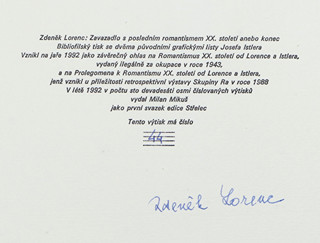 Josef Istler (1919-2000) - Z. Lorenc Zavazadlo